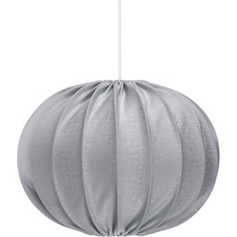 zdjęcie Srebrna lampa wisząca abażurowa Hilma Carnaby